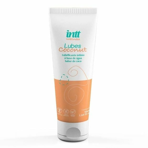 Lubes Coconut Lubrificante Íntimo com Sabor de Côco 50ml - Intt - comprar online