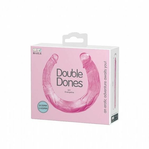 Prótese Dupla Double Dones 42cm X 3,5cm