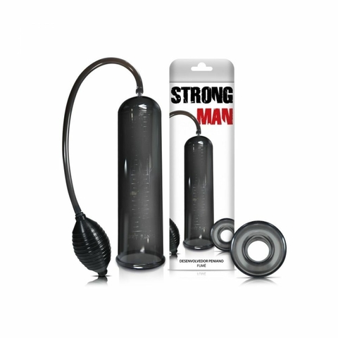 Bomba Peniana Manual Strong Man com Pêra