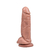 Prótese Peniana Maciça com Escroto e Ventosa 18,5cm X 4,5cm - La Pimienta na internet