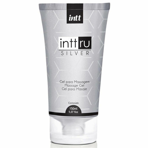 Intt Ru Silver Gel para Massagem e Deslizante Corporal 150ml