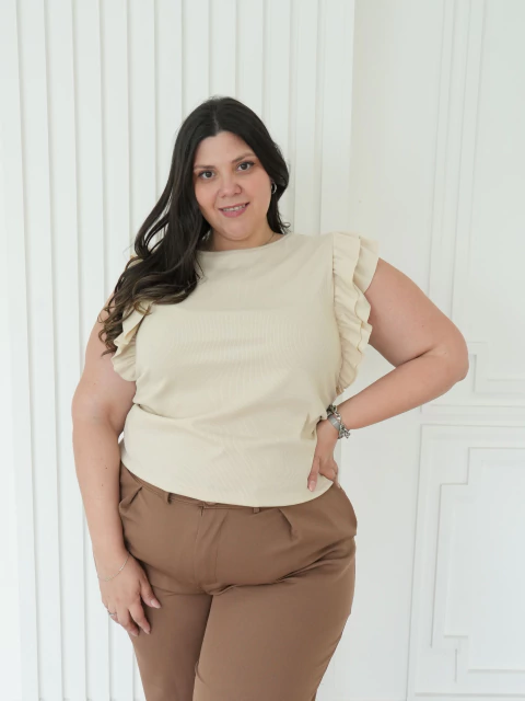 Musculosa Costa rica - amarillo pastel - comprar online