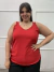 Musculosa brillos magali rojo