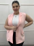 Chaleco Sastrero Largo Rosa - Locas Plus Size