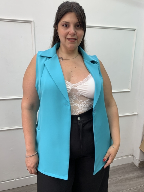 Chaleco Atenea - turquesa