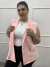 Chaleco Sastrero Largo Rosa - comprar online