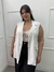 Chaleco Lino blanco - comprar online