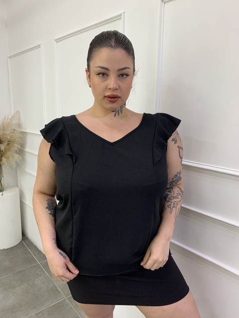 Musculosa Cairo - Negro