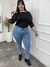 Jeans Chupín Cicy celeste nevado