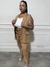 Imagen de Conjunto chaleco largo Juana + pantalón Abigail camel