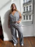 Pantalon sastrero venus - gris - Locas Plus Size