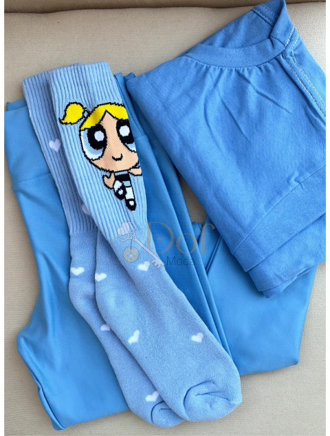 Kit Lindinha - Azul semi poliamida