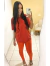 Conjunto Liso Semi poliamida - Ferrugem e Laranja - comprar online