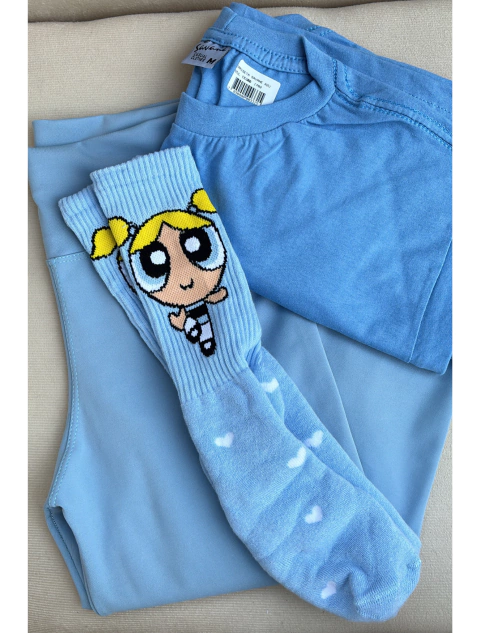 Kit Lindinha Azul Pastel - semi poliamida