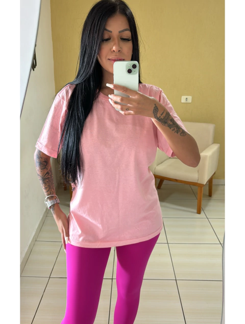 Conjunto Liso poliamida - Rosa