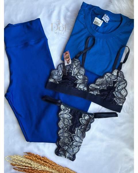Kit semi poliamida e Lingerie Carol