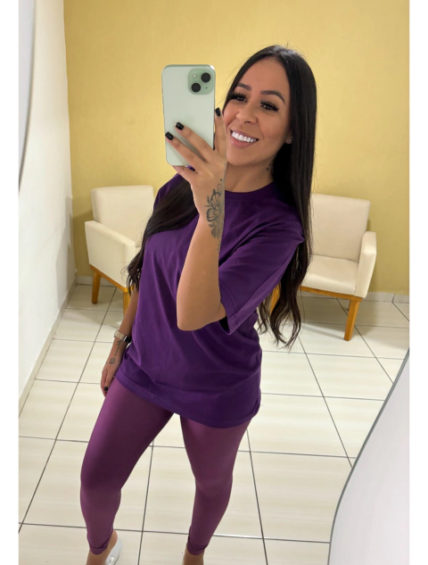 Conjunto Liso Semi poliamida - Uva