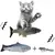 Toy Fish Simulação, Pulando Movendo-se para Gatos Brinquedos - comprar online