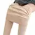 Leggings feminina de inverso - veludo monocromático cintura alta - loja online