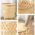 Vaso de flores de bambu feito à mão com suporte de flores - loja online