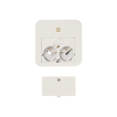 Temporizador digital magnético KitchenAid com compartimento para baterias tipo CR2032.