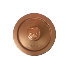 Tampa De Cerâmica P/ Panela Ceraflame Baby Leao 14cm Cobre