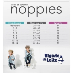 Camiseta Manga Longa Gerrieke Rosa Claro 56 cm Noppies - Manufakt