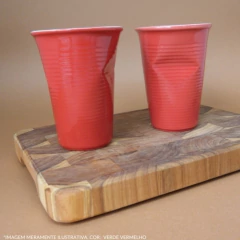 Kit Com 06 Copos De Cerâmica Plastic 240ml Vermelho Ceraflame Gourmet - comprar online