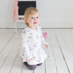 Body Com Saia Noeser Boots Branco - 50/56 cm - comprar online