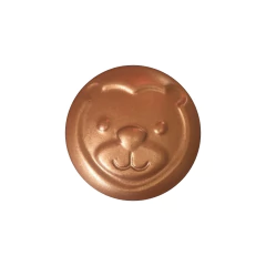 Pegador De Cerâmica P/ Tampa De Vidro Ceraflame Baby Leão Cobre