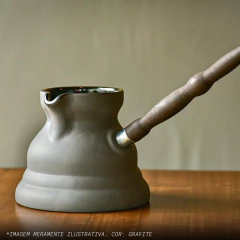 Café Turco (Ibrik/Cezve) De Cerâmica Ceraflame Vintage 300ml Grafite - comprar online