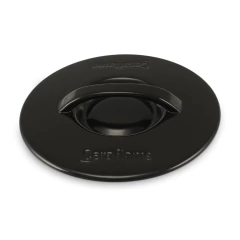 tampa de cerâmica preta para caçarola