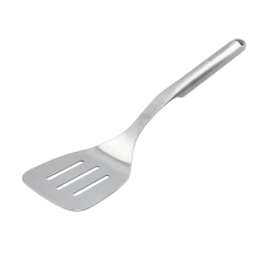Espátula perfurada de aço inox com alça da marca KitchenAid