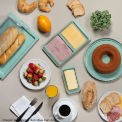 Porta Frios Duplo Com Tampa Break Branco OU na internet