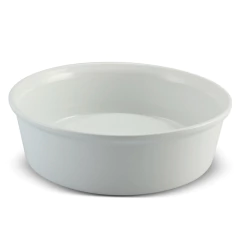 Forma De Cerâmica P/ Bolo Piscina 23cm 1400ml Ceraflame Gourmet Branco