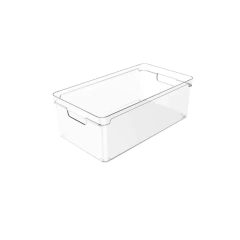 Organizador De Armários 37x20x13cm 9L Clear Natural OU