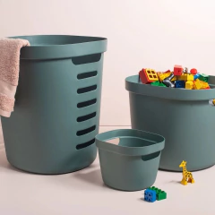 Cesto Organizador Flexível Cube Flex 46 Litros Branco OU - Manufakt