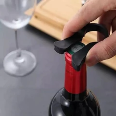 Abridor Corta Lacre De Vinhos Fácil Sommelier Preto Prana - comprar online