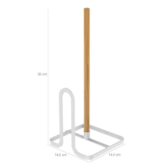 Suporte para Papel Toalha Metalla Branco 34 cm Yoi - comprar online
