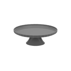 Prato Para Bolo 25 cm Com Pé Chumbo OU
