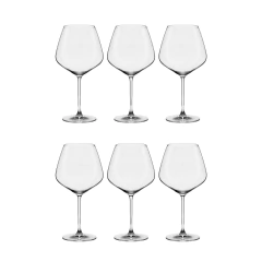Jogo C/06 Taças De Cristal 950ml Bourgogne Alumina Crystal Oxford