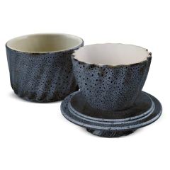 Manteigueira Francesa Twist 250gr Ceraflame Gourmet Azul Orgânico