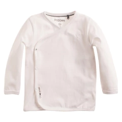 Camiseta Manga Longa Little Branco 50 cm Noppies