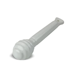 Pote De Mel/Meleira De Cerâmica 250 gr C/ Colher Boleadora Ceraflame Gourmet Branco - comprar online