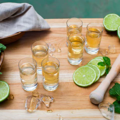 Conjunto De 06 Copos De Cristal Para Cachaça 70ml Oxford - Manufakt