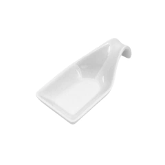 Tigela Rasa P/ Molho Bases Com Cabo Em Melamina Branco 12x5,2cm 40ml Oxford