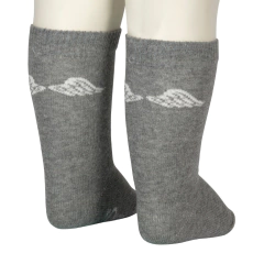 Par De Meias Noeser Wings Cinza Mescla - 50/56 cm - comprar online