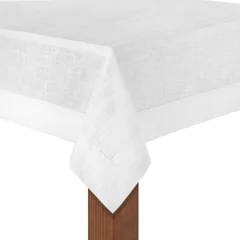 Toalha De Mesa 6 Lugares 1,60x2,20 Coloratta Branco Copa E Cia