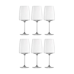 Jogo C/ 06 Taças De Cristal Flavoursome &amp; Spicy 660ml Sensa Schott Zwiesel