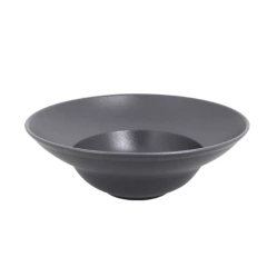 Prato Porcelana Extra Fundo Redondo 26x8,6cm Neofusion Cinza Rak Porcelanas